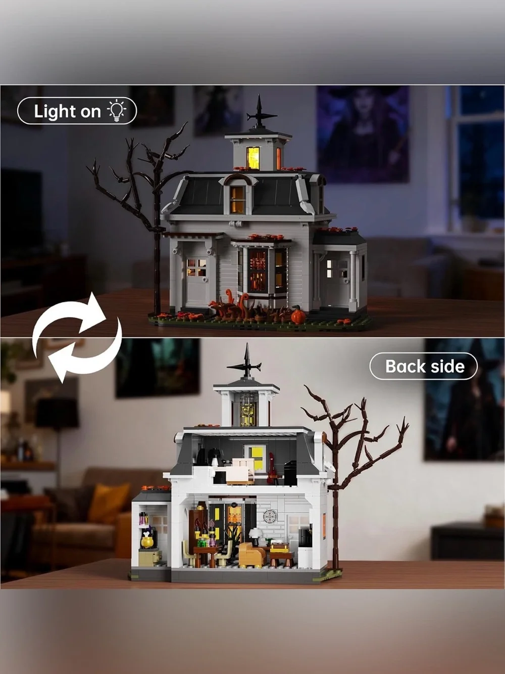 896pcs Hocus Witch Magic House Building Block Set